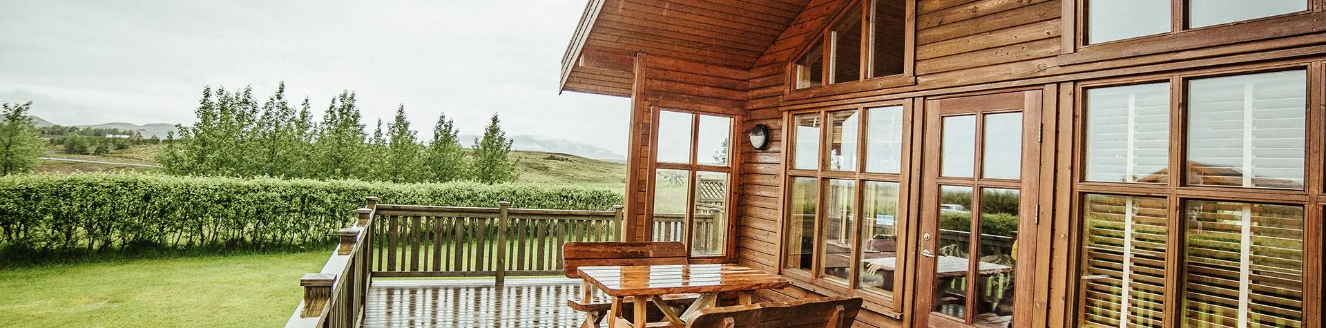 Log Cabins in Southwest Iceland