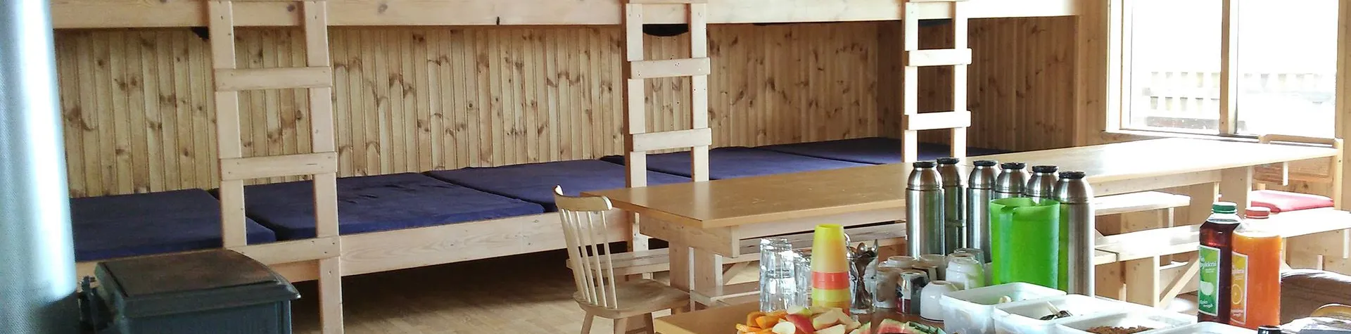 Sleeping bag accommodation