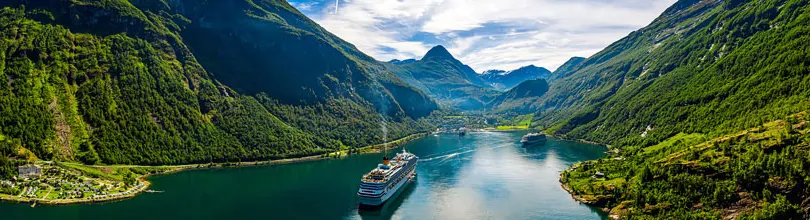 Geirangerfjord in Norway.