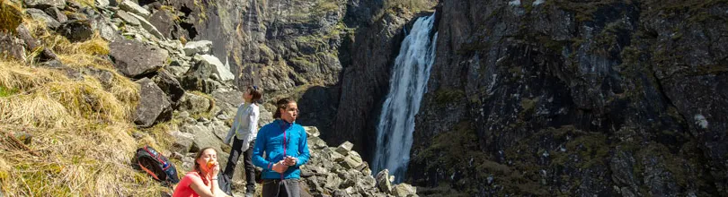 Voringsfossen waterfall in Norway (Visit Hardangerfjord). 