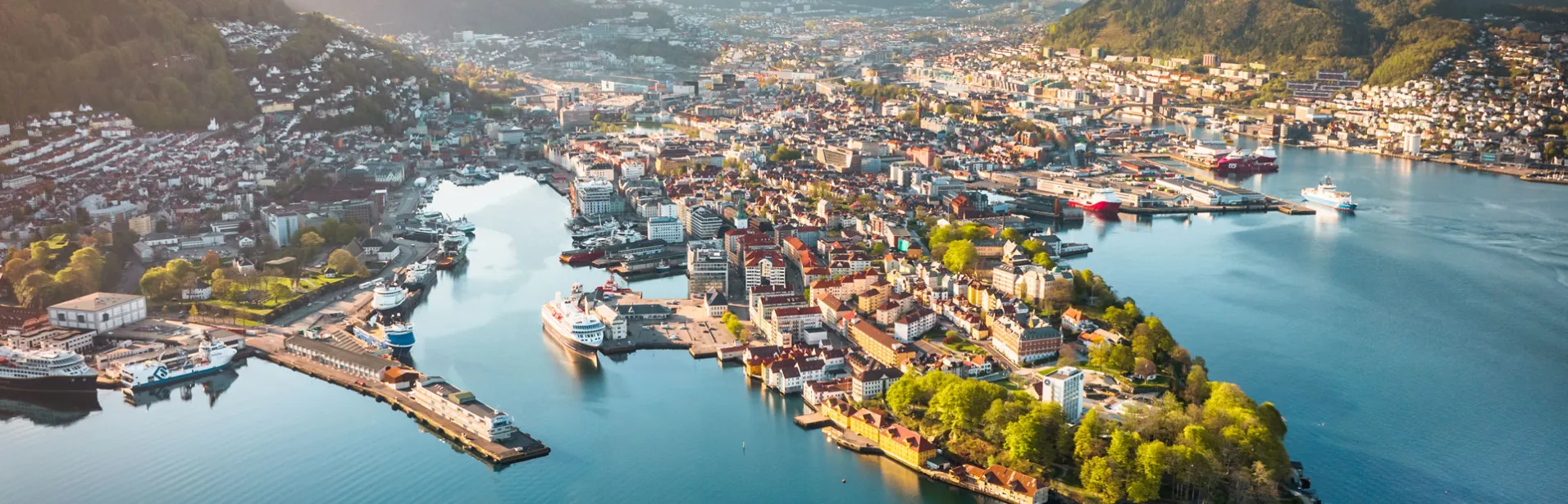 Bergen in Norwegian Fjords.
