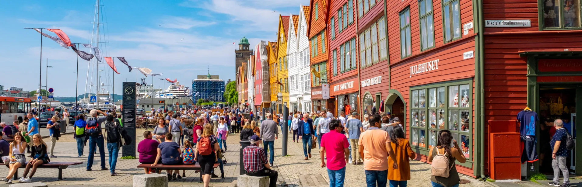 Bryggen in Bergen, Norway (Sven Erik Knoff Visit Norway). 