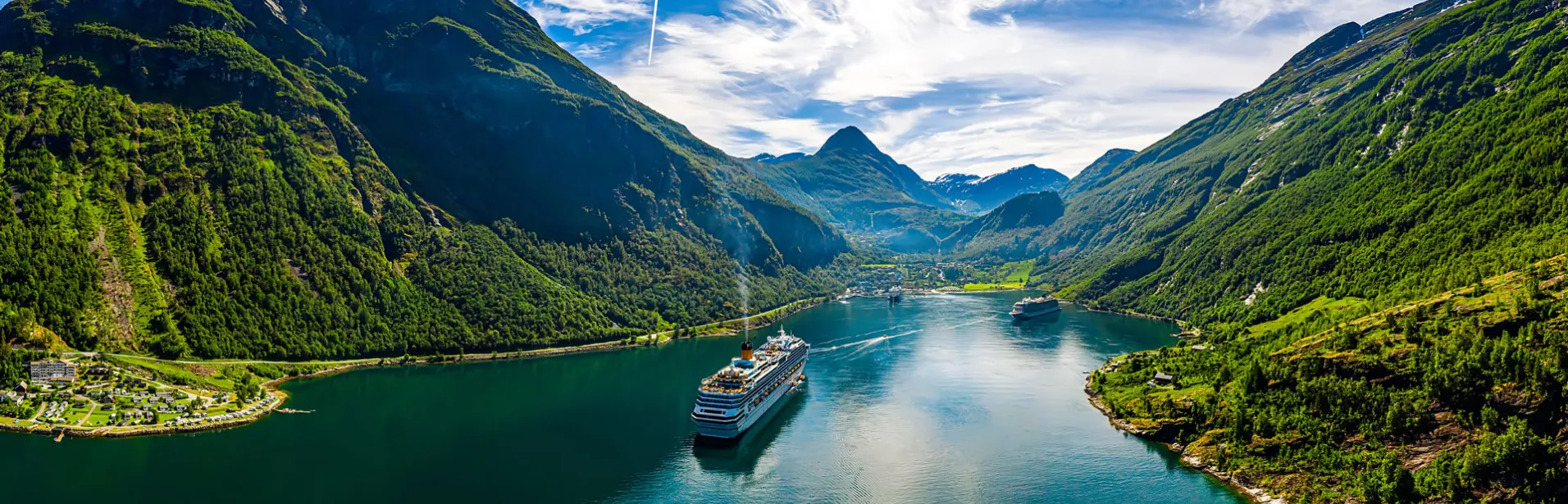 Geirangerfjord in Norway.