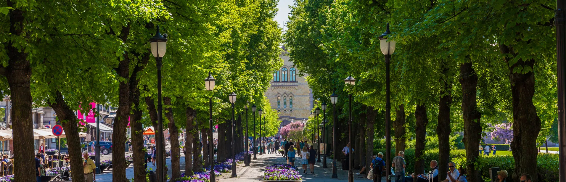 Karl Johans gate in Oslo, Norway (Didrick Stenersen VisitOslo).