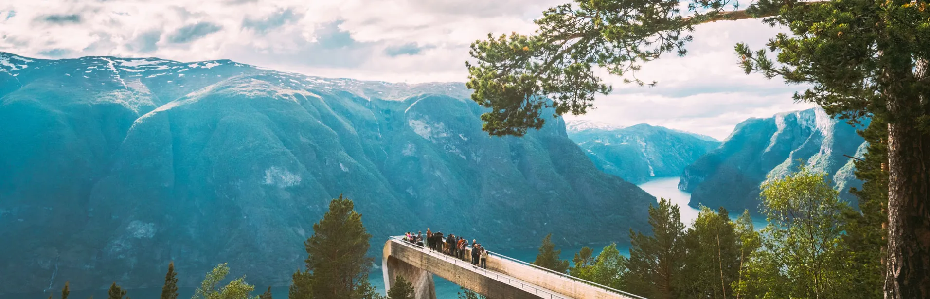 Stegastein viewpoint in Norway.